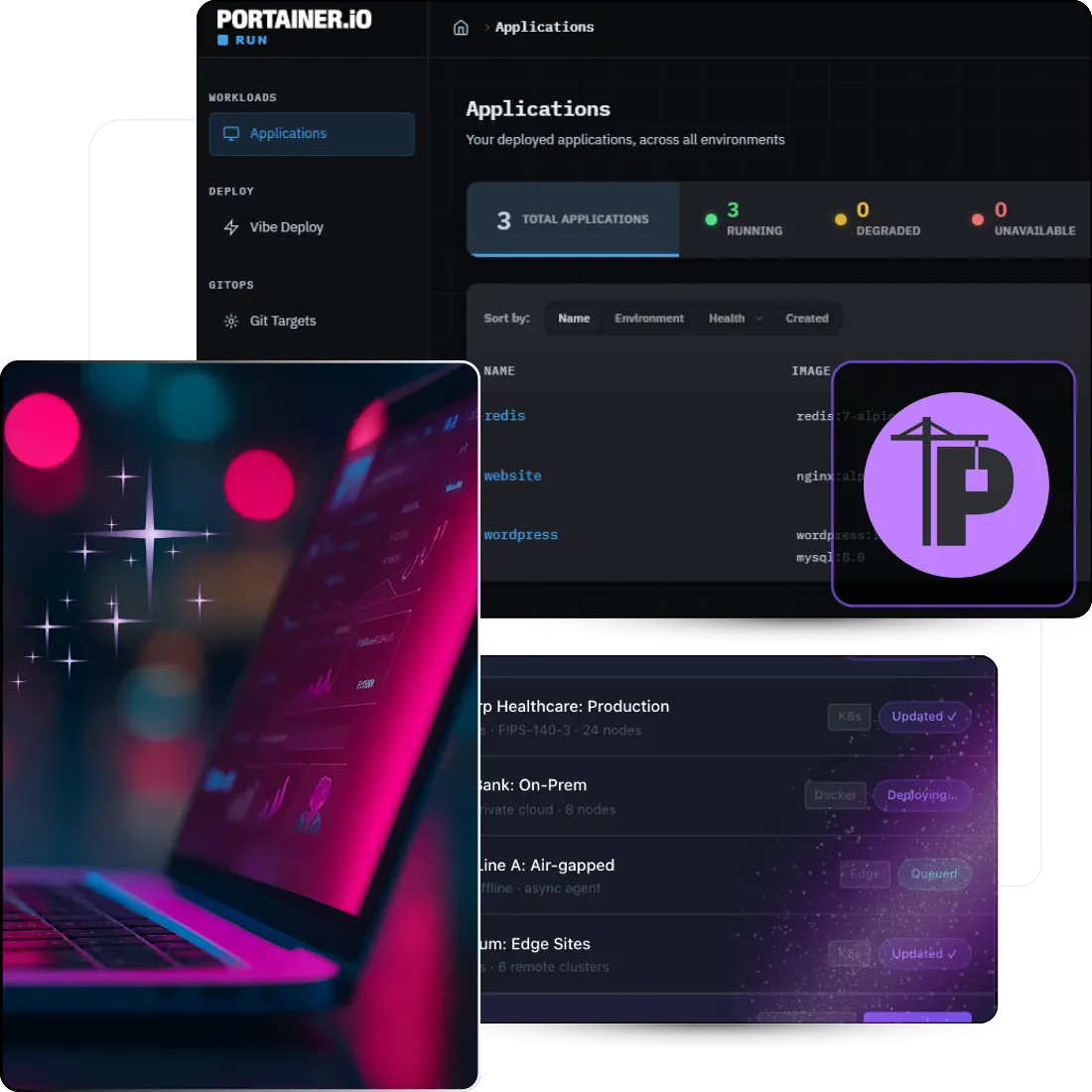 Portainer VPS hosting - Portainer hosting for a self-hosted app stack